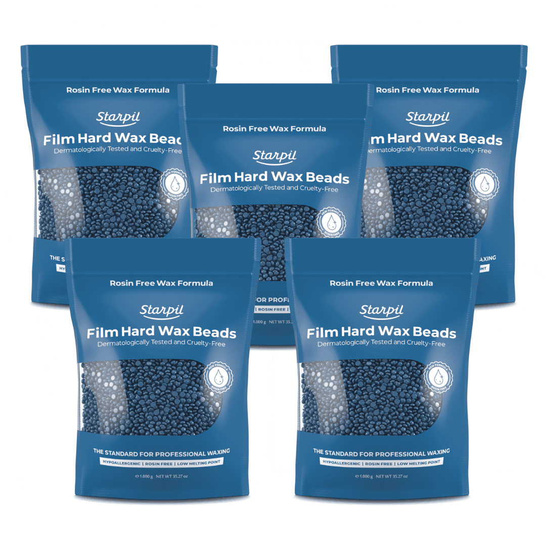 Hypoallergenic Blue Film Hard Wax Microbeads (1lb - 30lb)