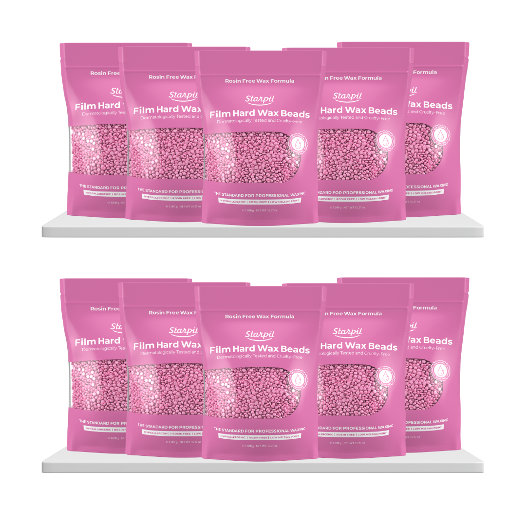 Hypoallergenic Pink Film Hard Wax Microbeads (1lb - 30lb)