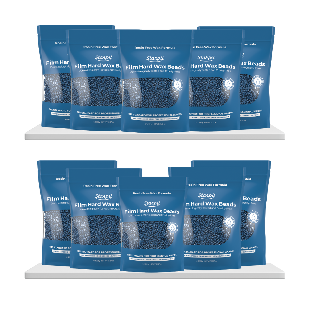 Hypoallergenic Blue Film Hard Wax Microbeads (1lb - 30lb)