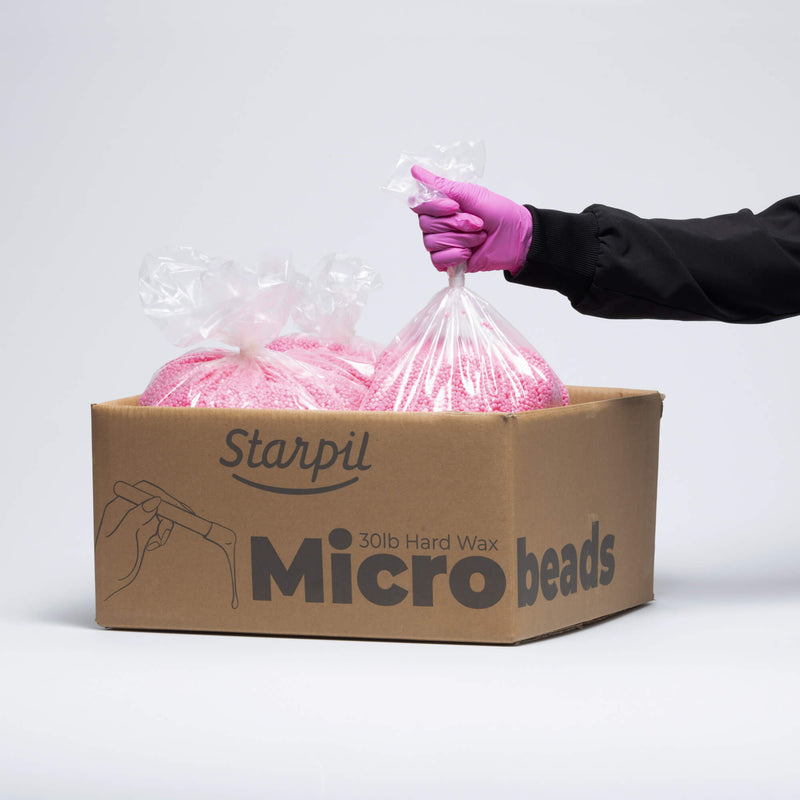 Pink Film Hard Wax Microbeds - Rosin Free - 30lb