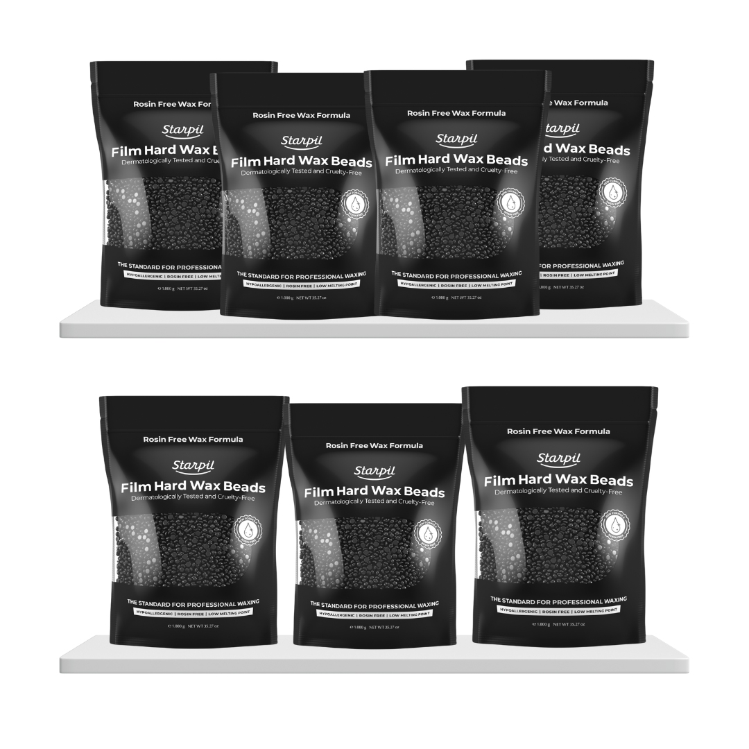 Hypoallergenic Black Hard Wax Beads (1lb - 30lb)