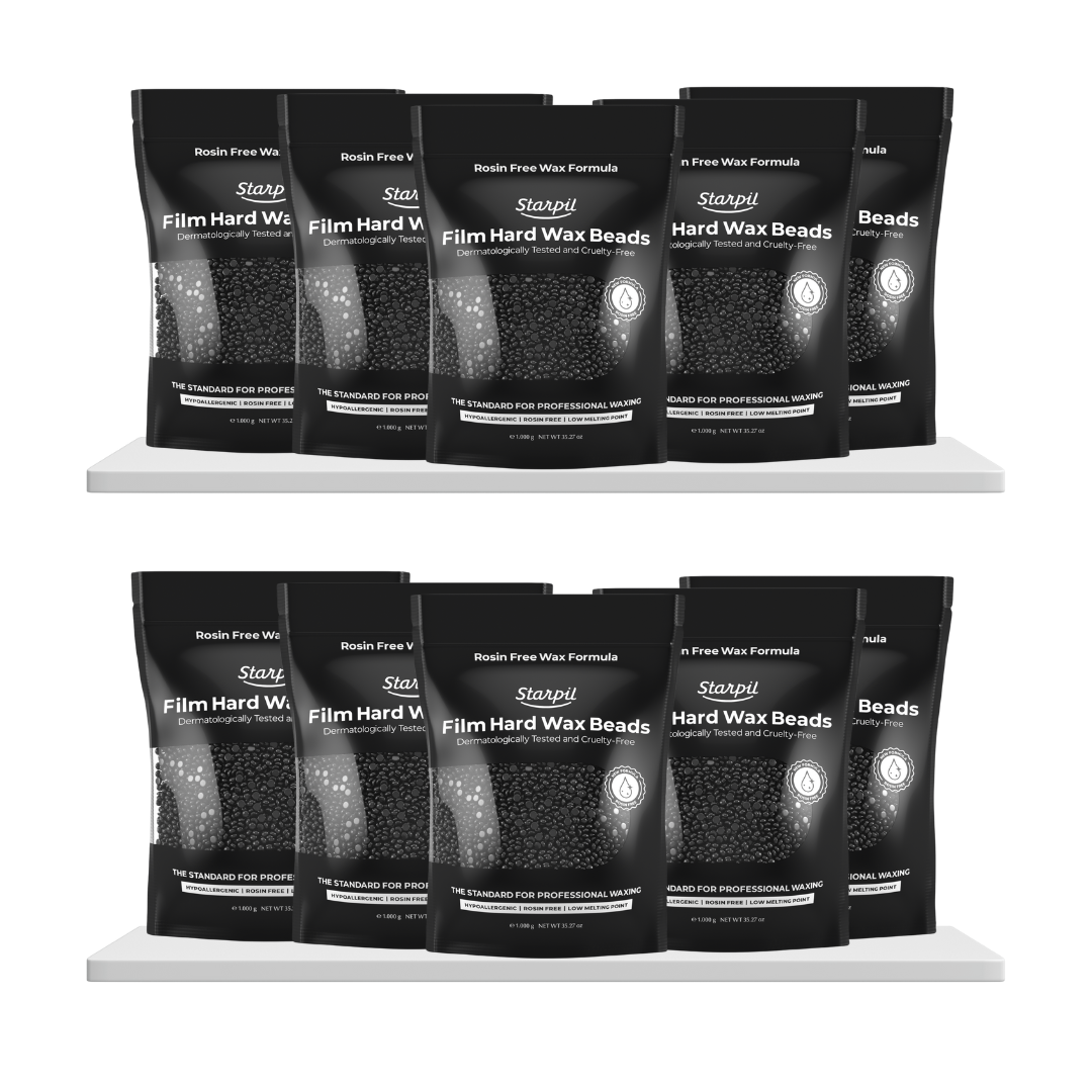 Hypoallergenic Black Hard Wax Beads (1lb - 30lb)