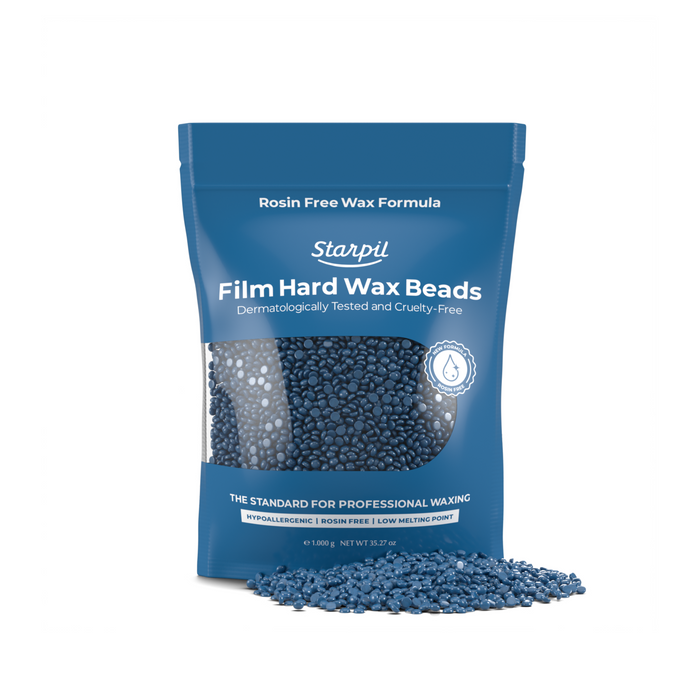 Hypoallergenic Blue Film Hard Wax Microbeads (1lb - 30lb)