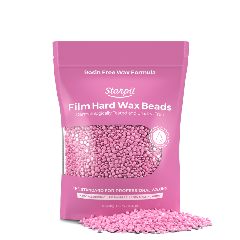 Hypoallergenic Pink Film Hard Wax Microbeads (1lb - 30lb)