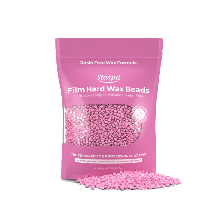 Hypoallergenic Pink Film Hard Wax Microbeads (1lb - 30lb)