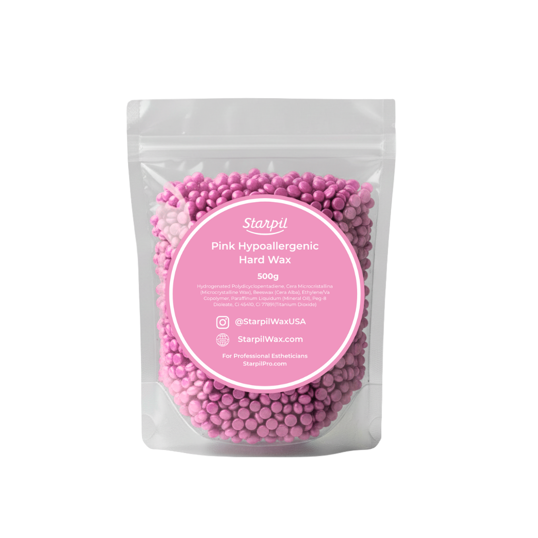 Hypoallergenic Pink Film Hard Wax Microbeads (1lb - 30lb)