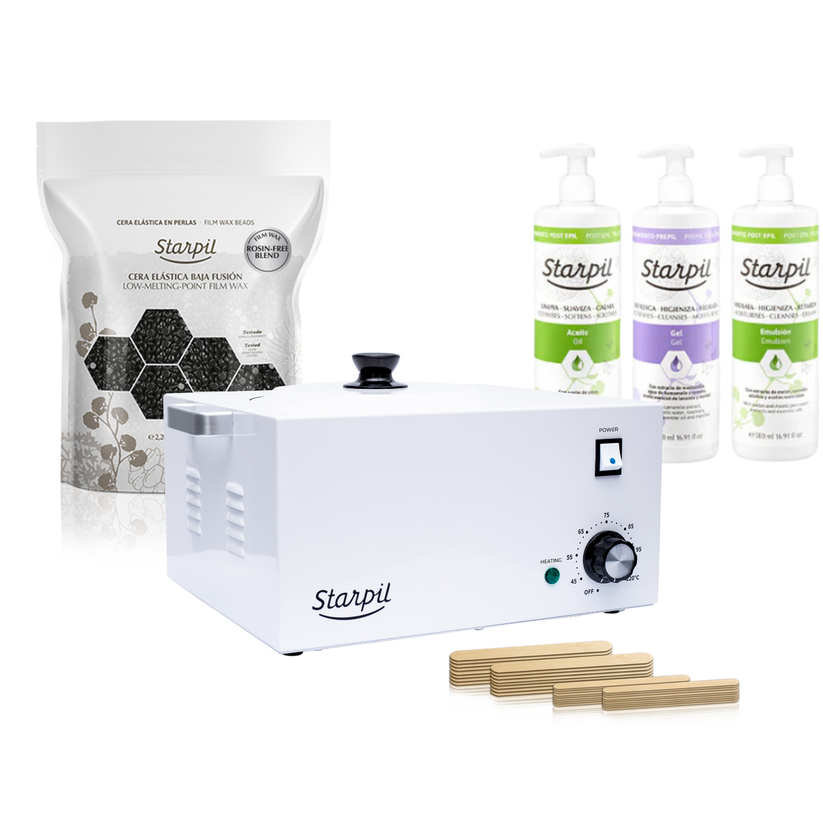 Premium Hard Wax Warmer Kit