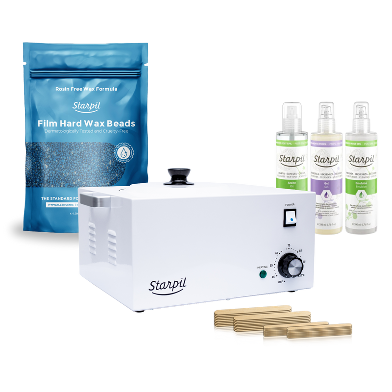 Premium Hard Wax Warmer Kit