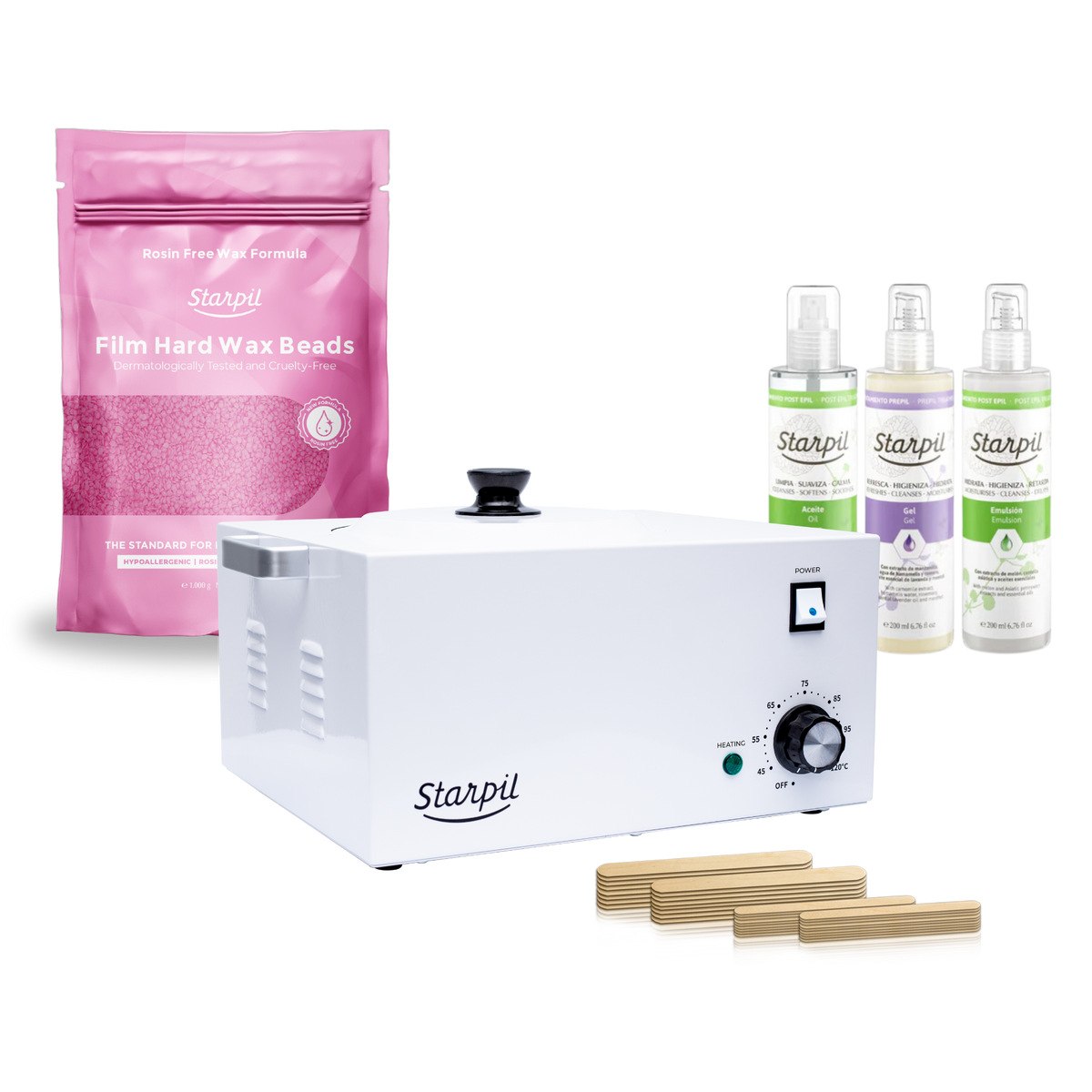 Premium Hard Wax Warmer Kit