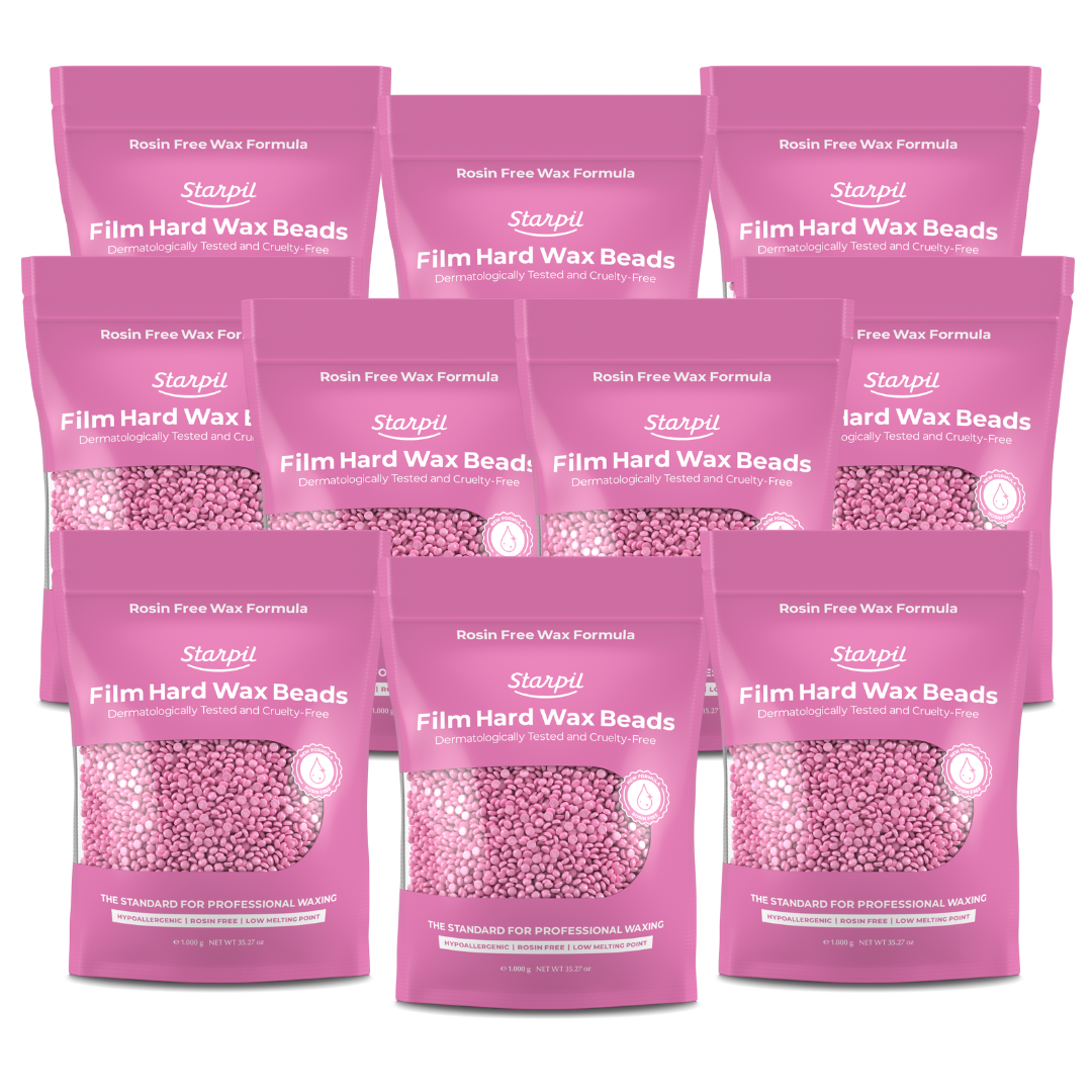 Hypoallergenic Pink Film Hard Wax Microbeads (1lb - 30lb)