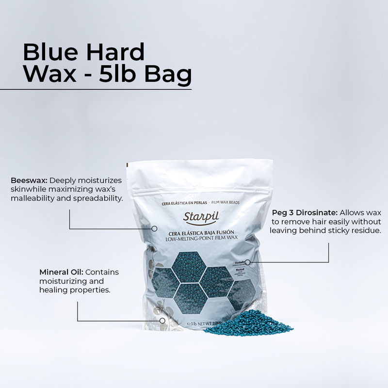 Blue Film Hard Wax Beads (1lb - 30lb)